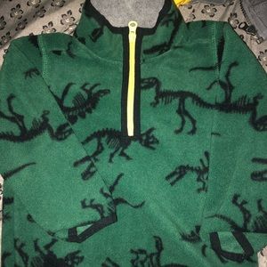 Dinosaur fleece carters